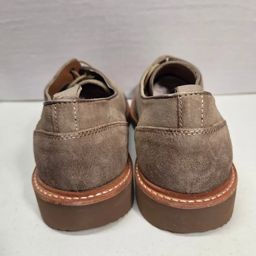 Steve Madden Voyagee Suede Oxford Shoes Beige Lace Up Mens Size 13D Casual NWOT